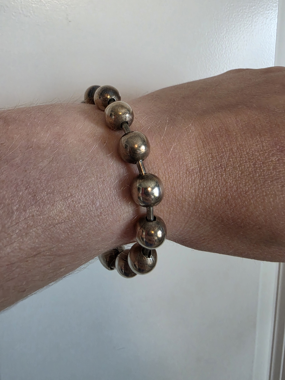 UNO de 50 Silver Ball Chain Bracelet with Padlock Charm - Picture 5 of 6